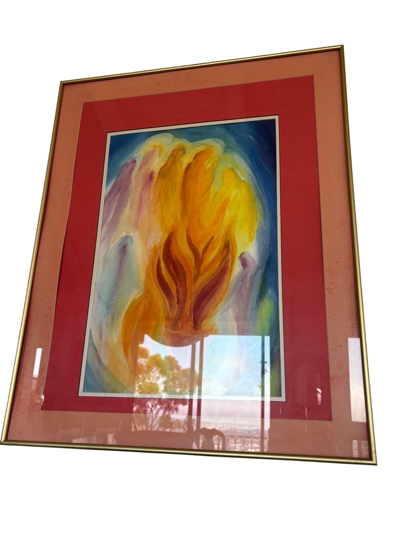 Eternal Flame Watercolor 24x30