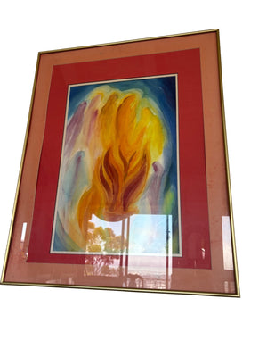 Eternal Flame Watercolor 24x30