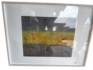 Linda Lomahaftewa Untitled Silkscreen 29 x 23