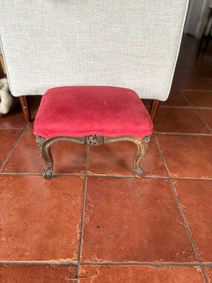 Covered footstool