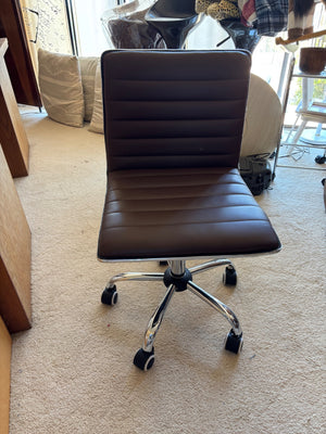 Brown office chair