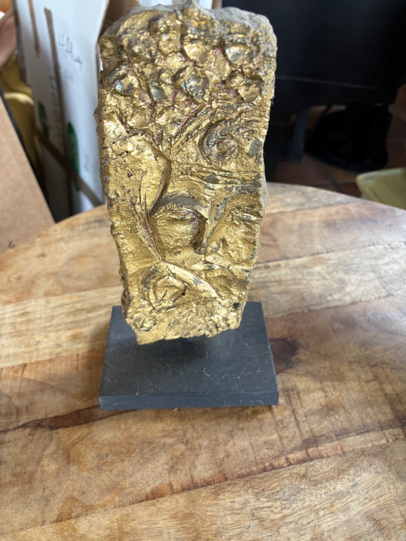 Gold sculpture