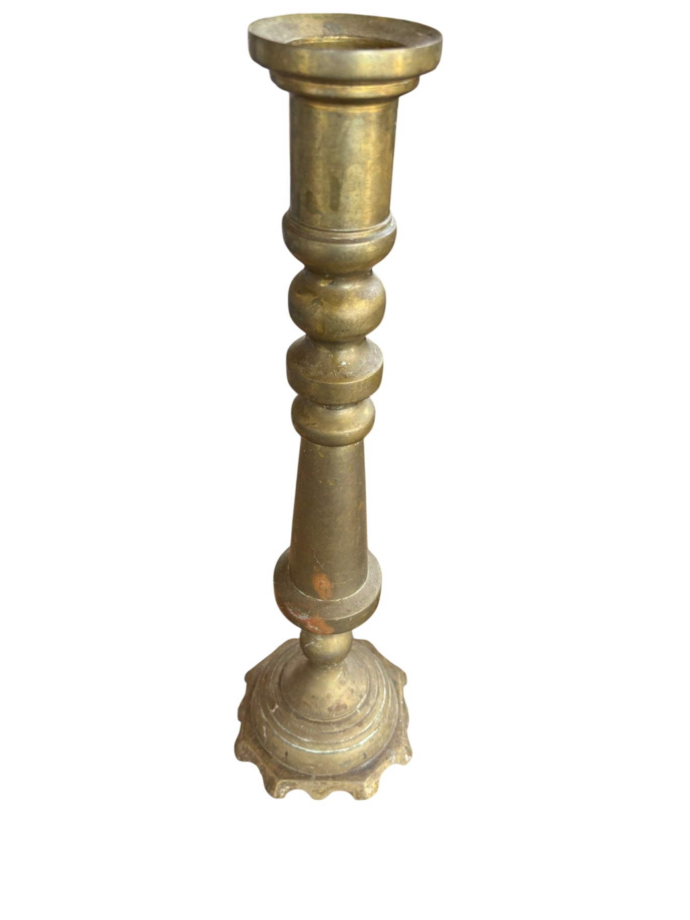 Brass candlestick
