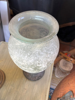 Green vase