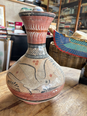Hand painted ceramic vase