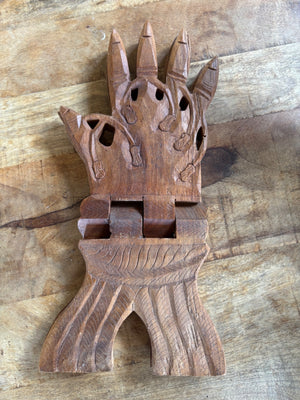 Wooden decorative holder