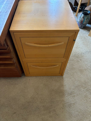Wooden file cabinet 18.5x26