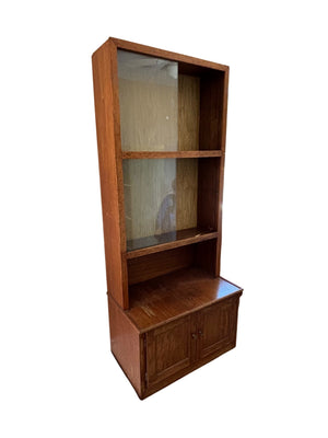 Wooden Cabinet With Glass Doors 32.5x78