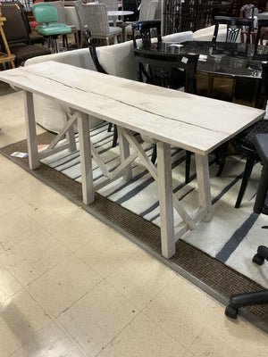 Somette Gatewood White Wash Console Table 30x20x70