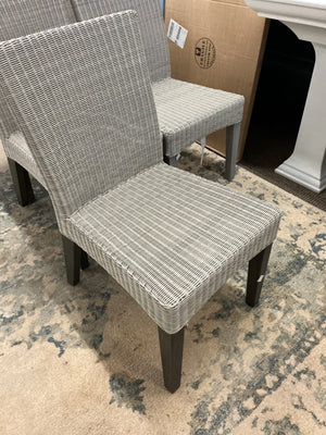 7 Kingsley Bate Wicker Patio Chairs ( no cushions))