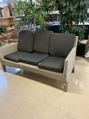 Kingsley Bate Wicker  Patio Sofa 74" W.