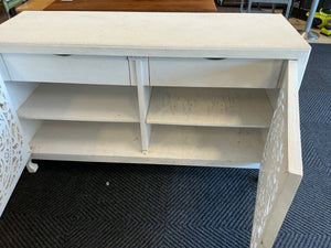Anthropologie White Console Table 34x20x60