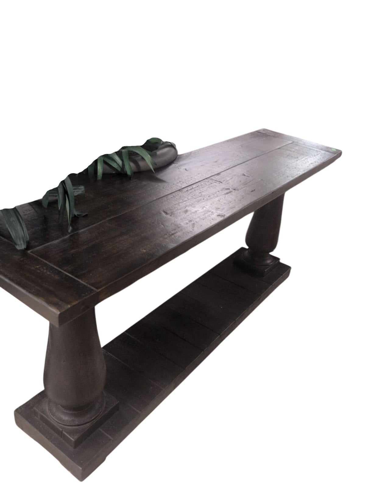 Restoration Hardware Balustrade Wood Console Table 18x71x30