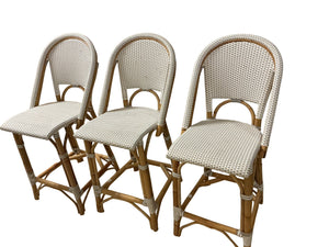 3 Serena & Lily Barstools  (3 ft 5 inch x 1 ft 3 inch)