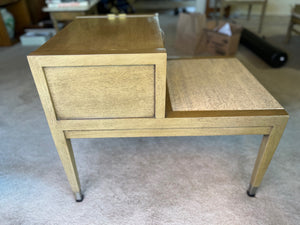 Two Mid century end tables