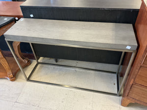 Restoration Hardware Gray Oak Entry / Console Table 48x14x30