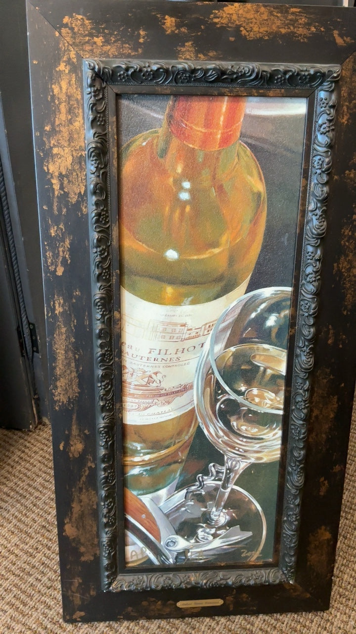 Stefano Ferreri Serigraph Bordeaux 33 x 17 AP