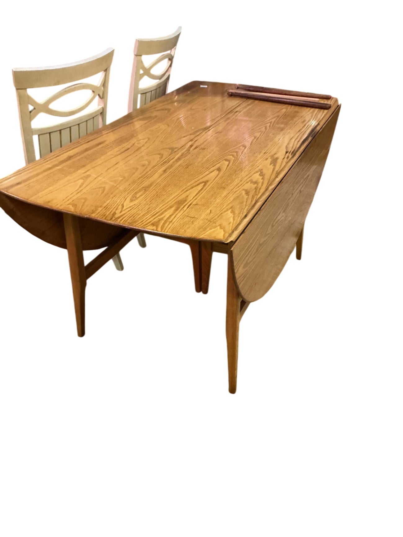 Drop Leaf Dining Table – 66" x 54" x 30"