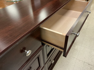 6 Drawer Wooden Dresser 14x58x34