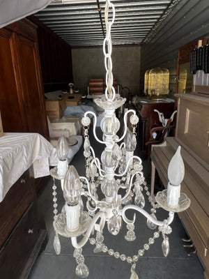 Crystal white chandelier