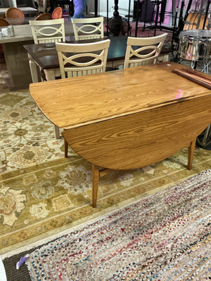 Drop Leaf Dining Table – 66" x 54" x 30"