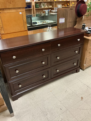 6 Drawer Wooden Dresser 14x58x34