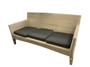 Kingsley Bate Wicker  Patio Sofa 74" W.