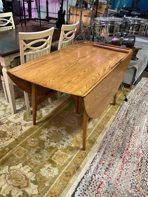 Drop Leaf Dining Table – 66" x 54" x 30"