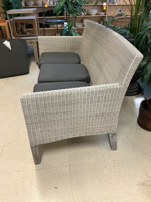 Kingsley Bate Wicker  Patio Sofa 74" W.