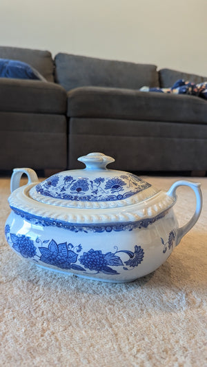 1 porcelain casserole dish