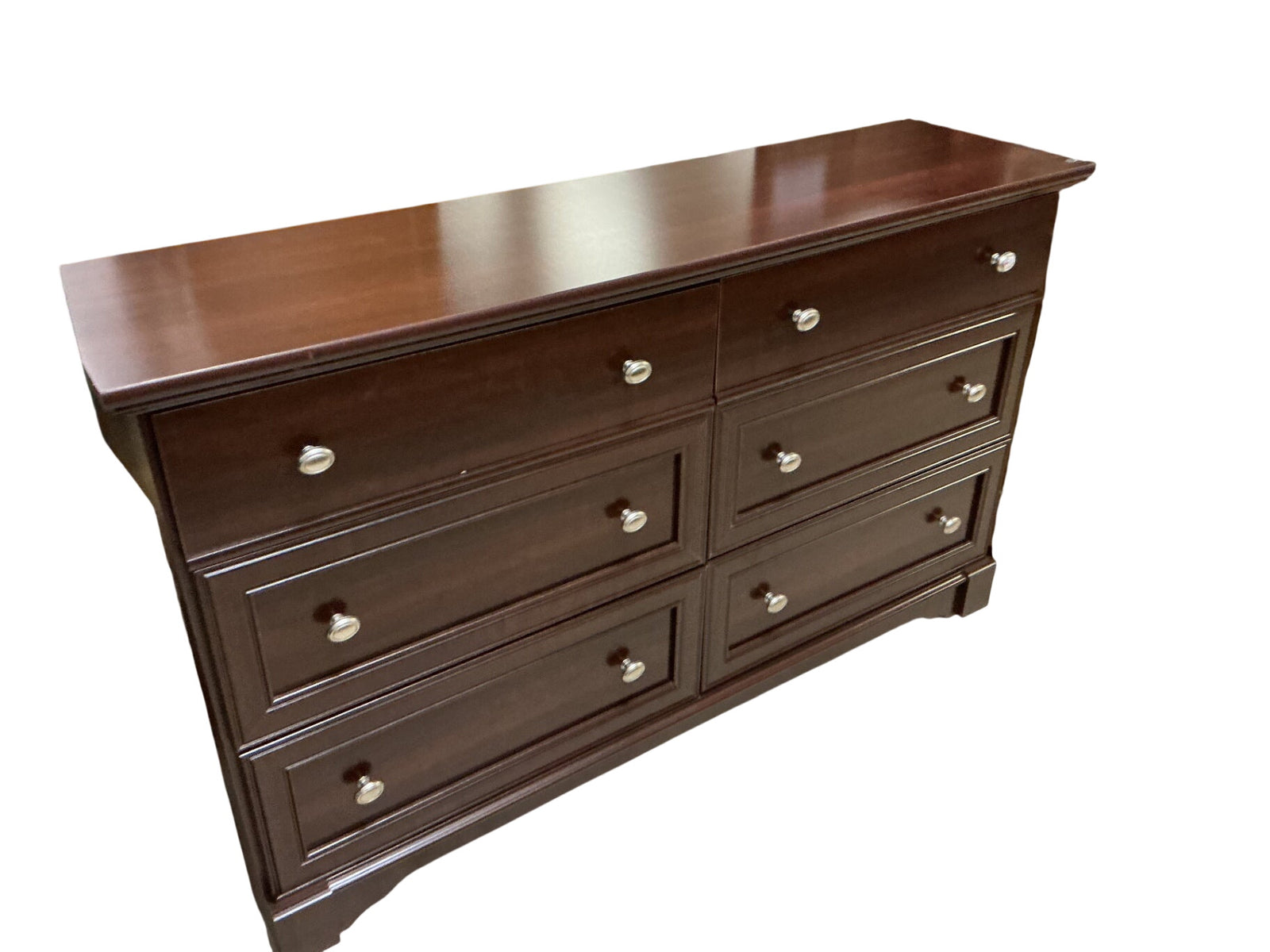 6 Drawer Wooden Dresser 14x58x34