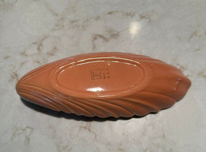 Old Pink glazed 9.5Serving dish