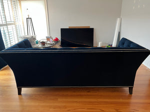 Ethan Allen Blue Couch