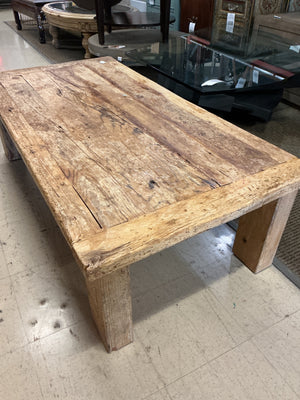 Rustic Style Coffee Table – 60" x 30" x 18"