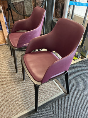 2 Roche Bobois Brio Bridge Chairs (pair)
