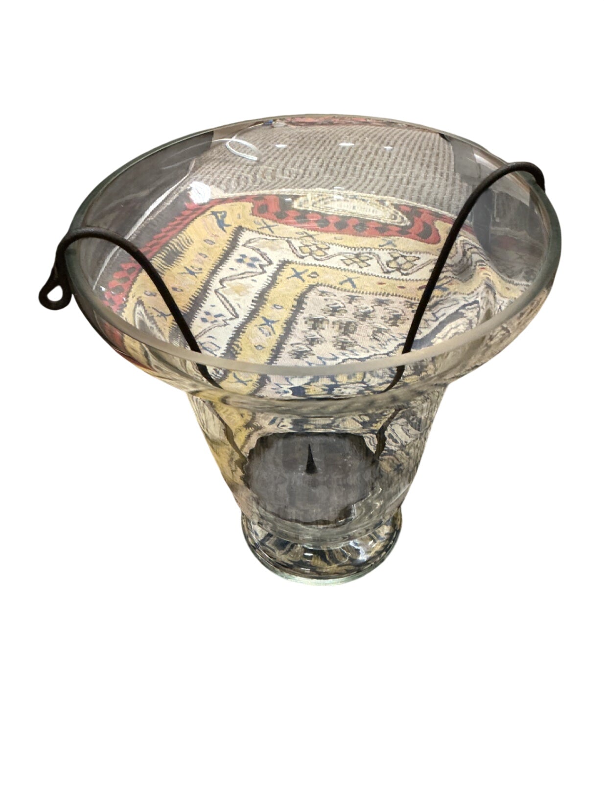 Hurrican Candle Holder with Glass Shade
