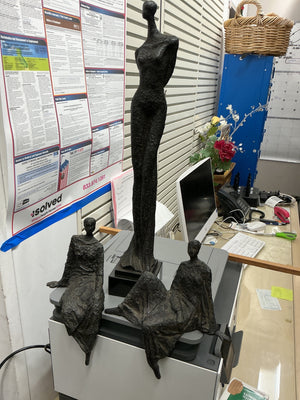 Women Sculptures Bronze x3