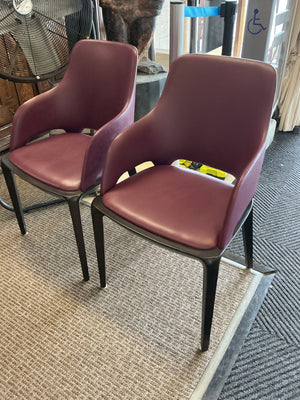 2 Roche Bobois Brio Bridge Chairs (pair)