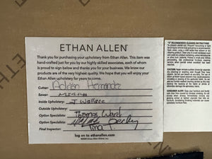 Ethan Allen Blue Couch