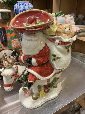 Fitz & Floyd "Southwest Santa" Cookie Jar 1989