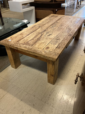 Rustic Style Coffee Table – 60" x 30" x 18"