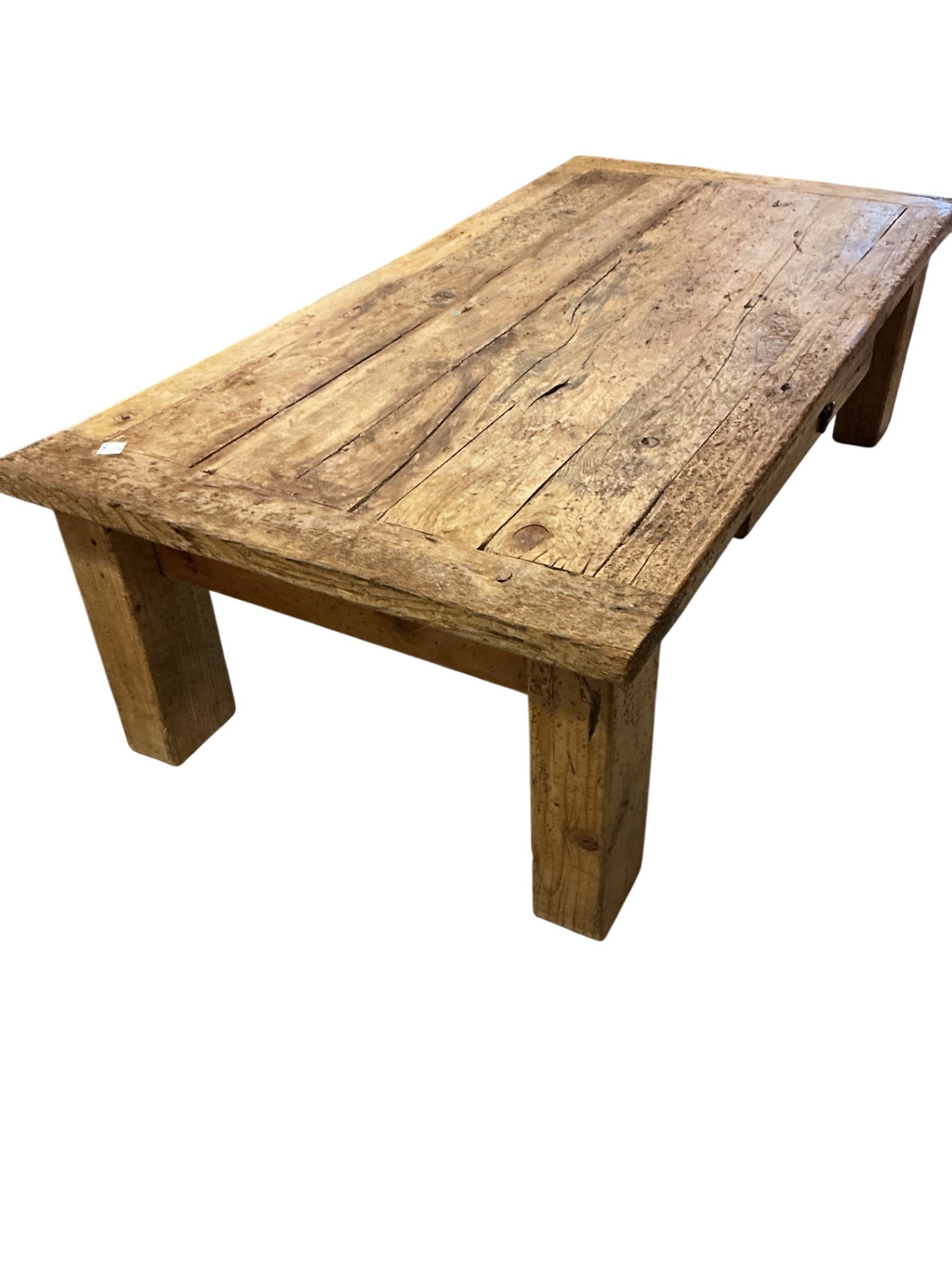 Rustic Style Coffee Table – 60" x 30" x 18"