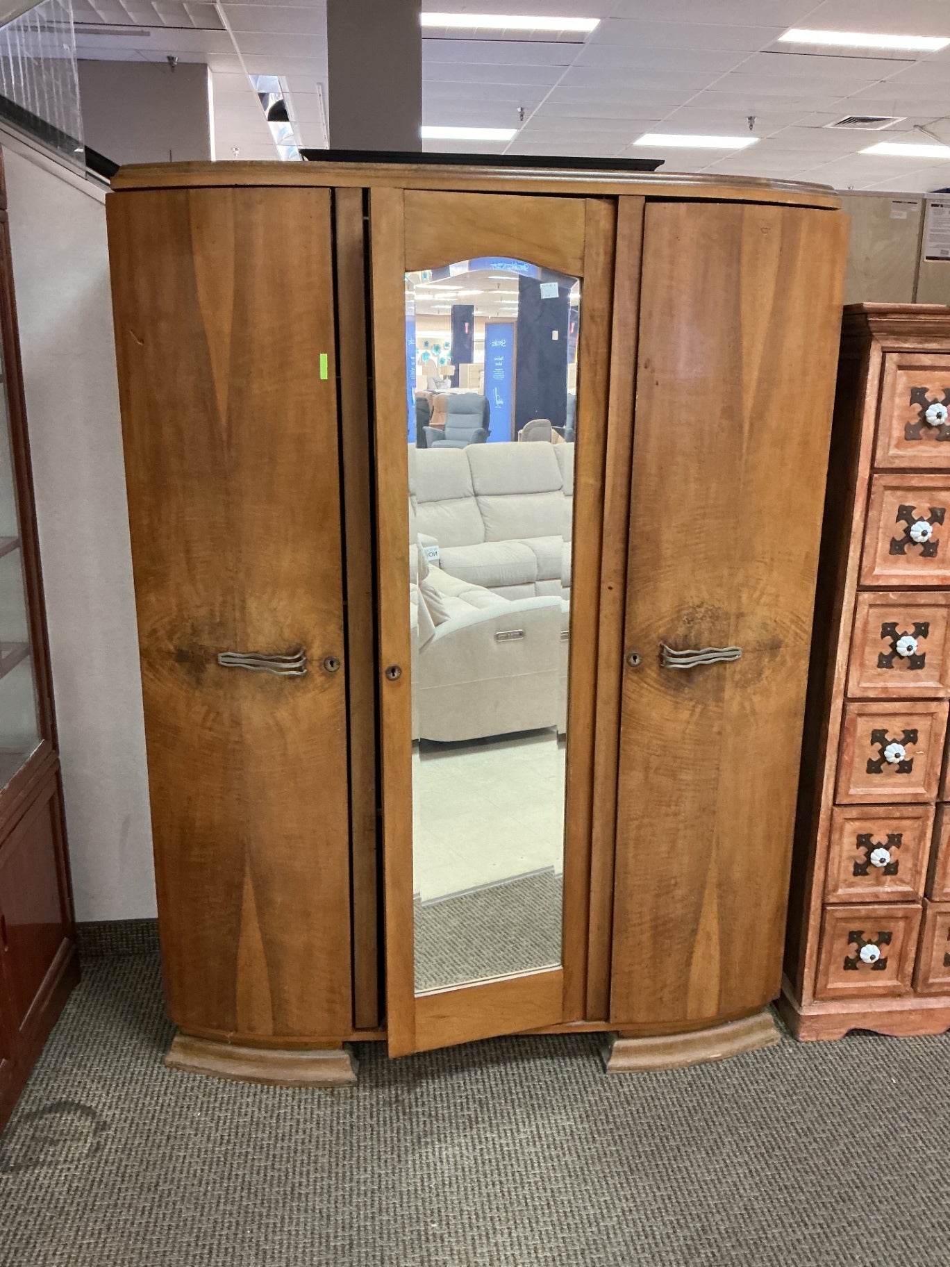 Vintage Art Deco  Armoire 55x15x74