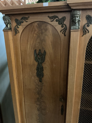 Neoclassical Library Cabinet / Display Bookcase 82x18x70