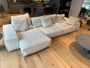 Living Divani Italian Couch with Chase