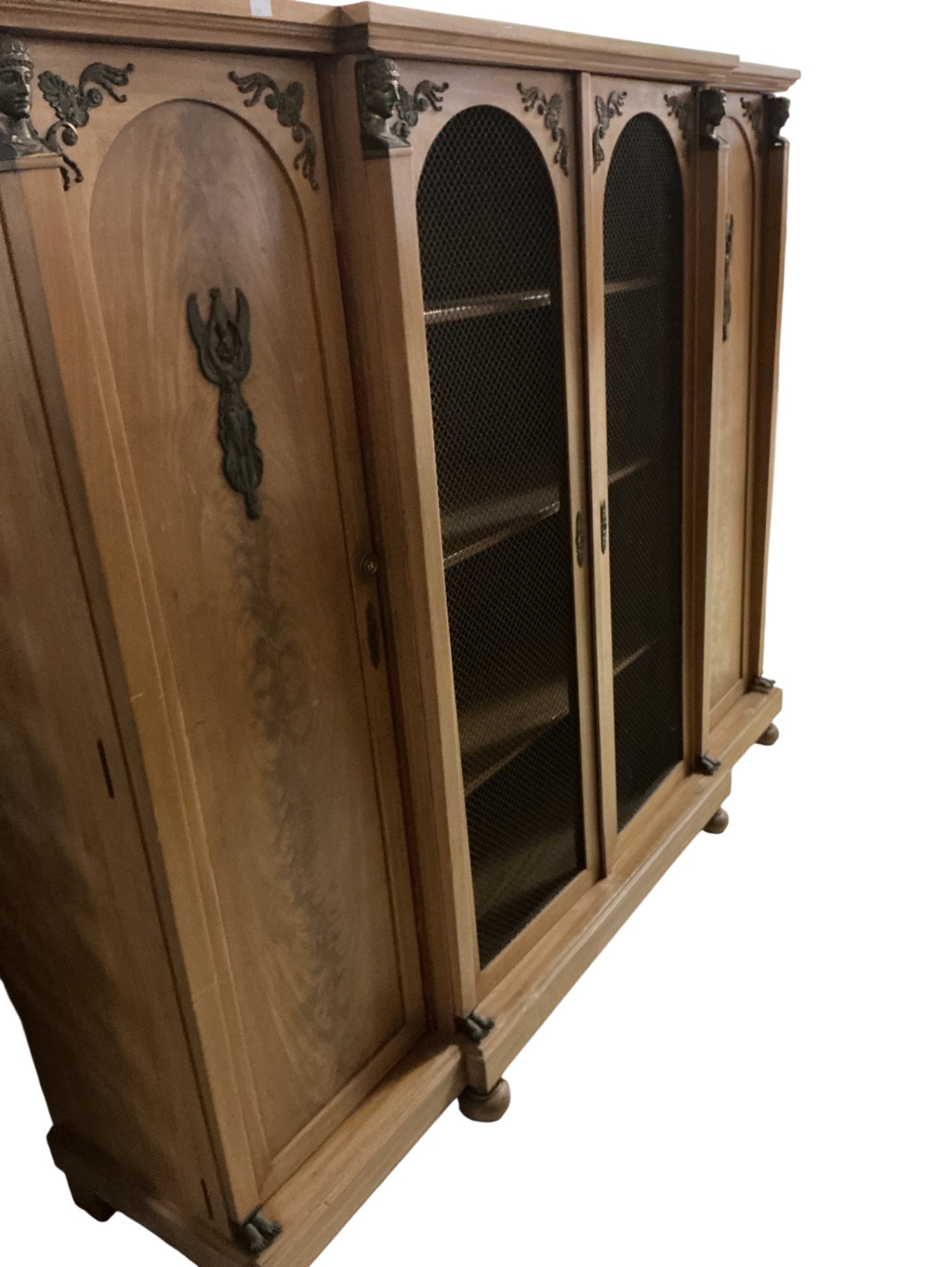 Neoclassical Library Cabinet / Display Bookcase 82x18x70