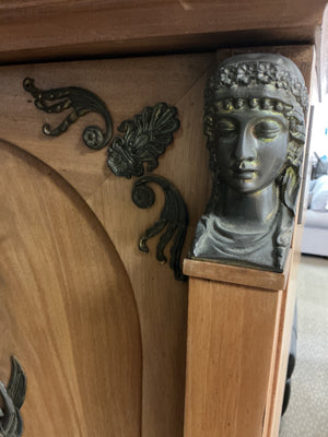 Neoclassical Library Cabinet / Display Bookcase 82x18x70