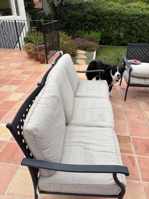 3 outdoor couches