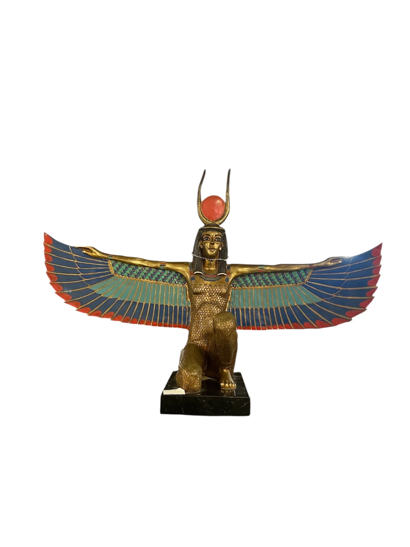 Isis With Open Wings Statue 23x16
