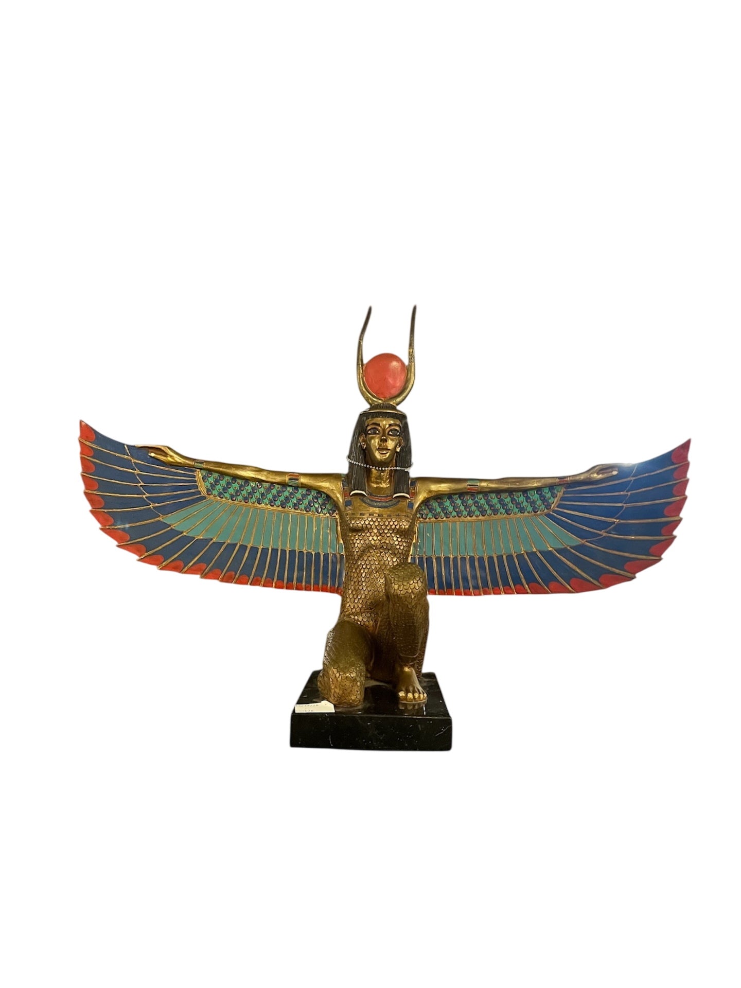 Isis With Open Wings Statue 23x16